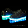 Changeable color USB charging glow boys led shoes for running